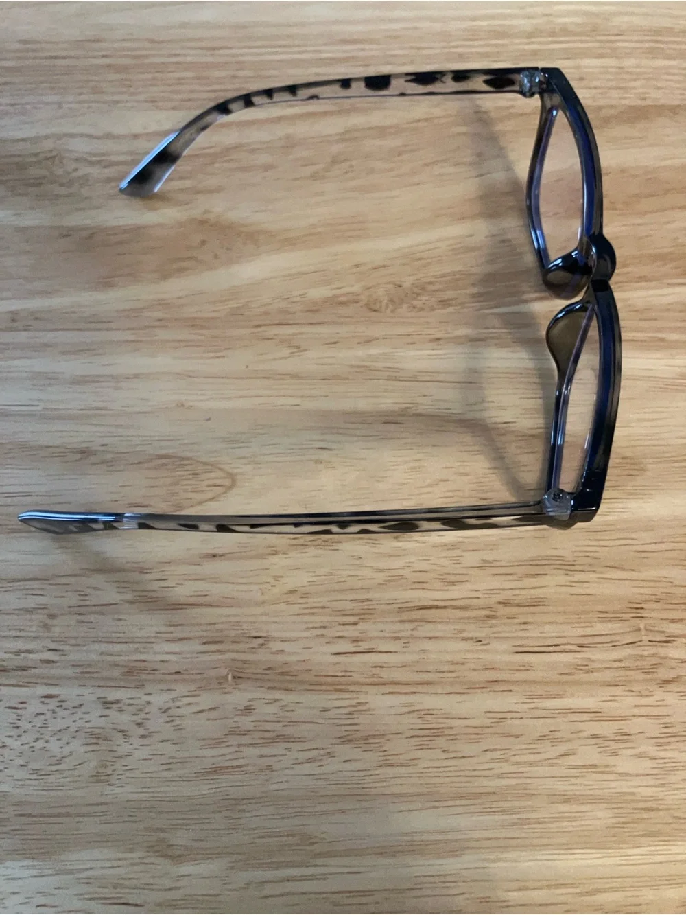 Women’s Gray and Black Tortoiseshell Rectangle Glasses